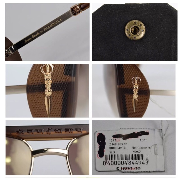 Shamballa Sunglasses Men’s Kingdom Brown Rose Gold - Picture 5 of 8